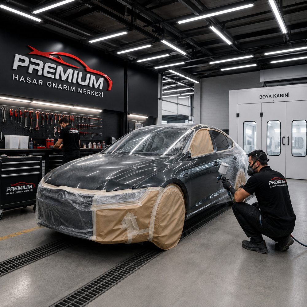 Premium Hasar Onarım Merkezi atölyesi — Ümraniye